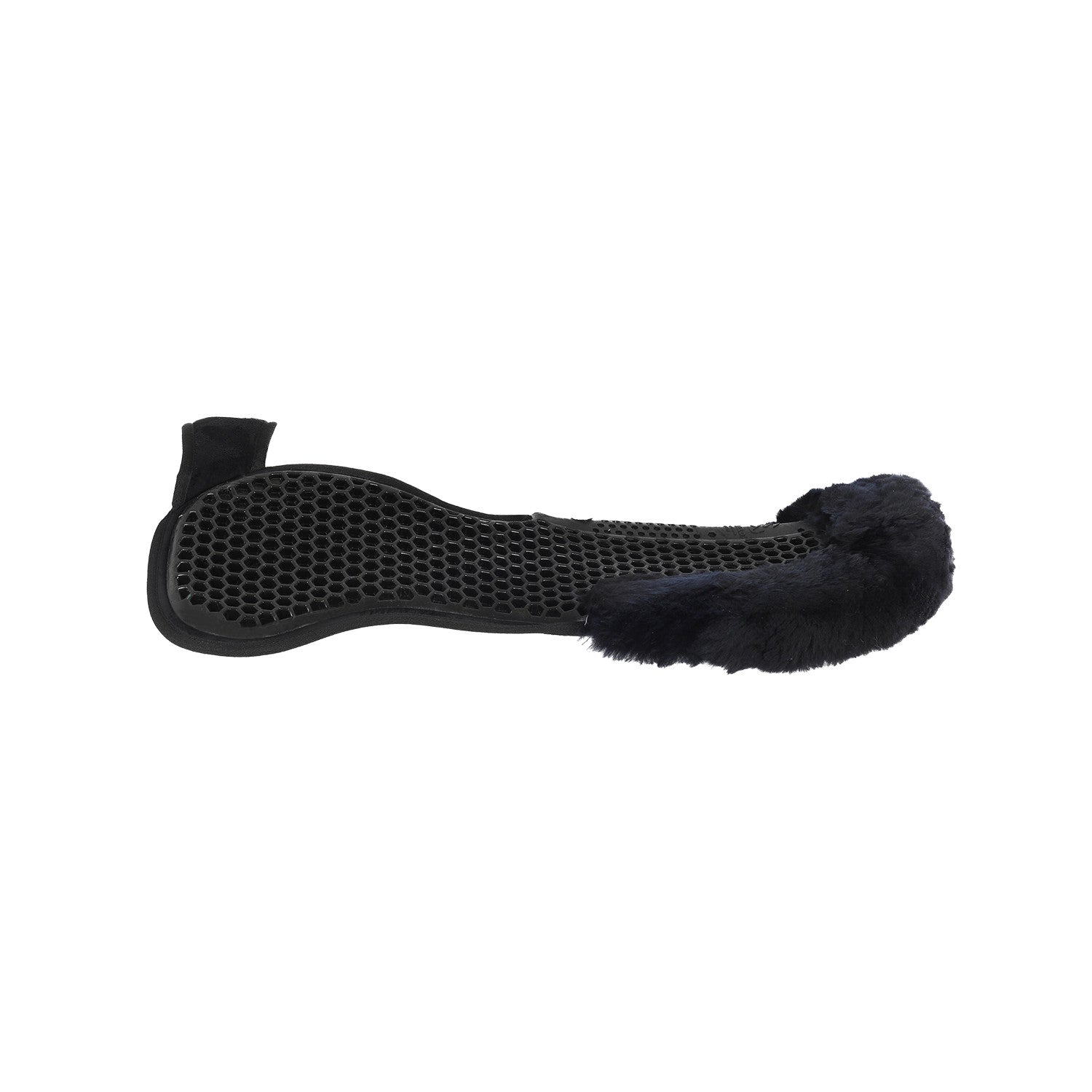 Compensador SP WFS con gamuza de oveja trasera gel Hexagonal Flat Acavallo - Negro