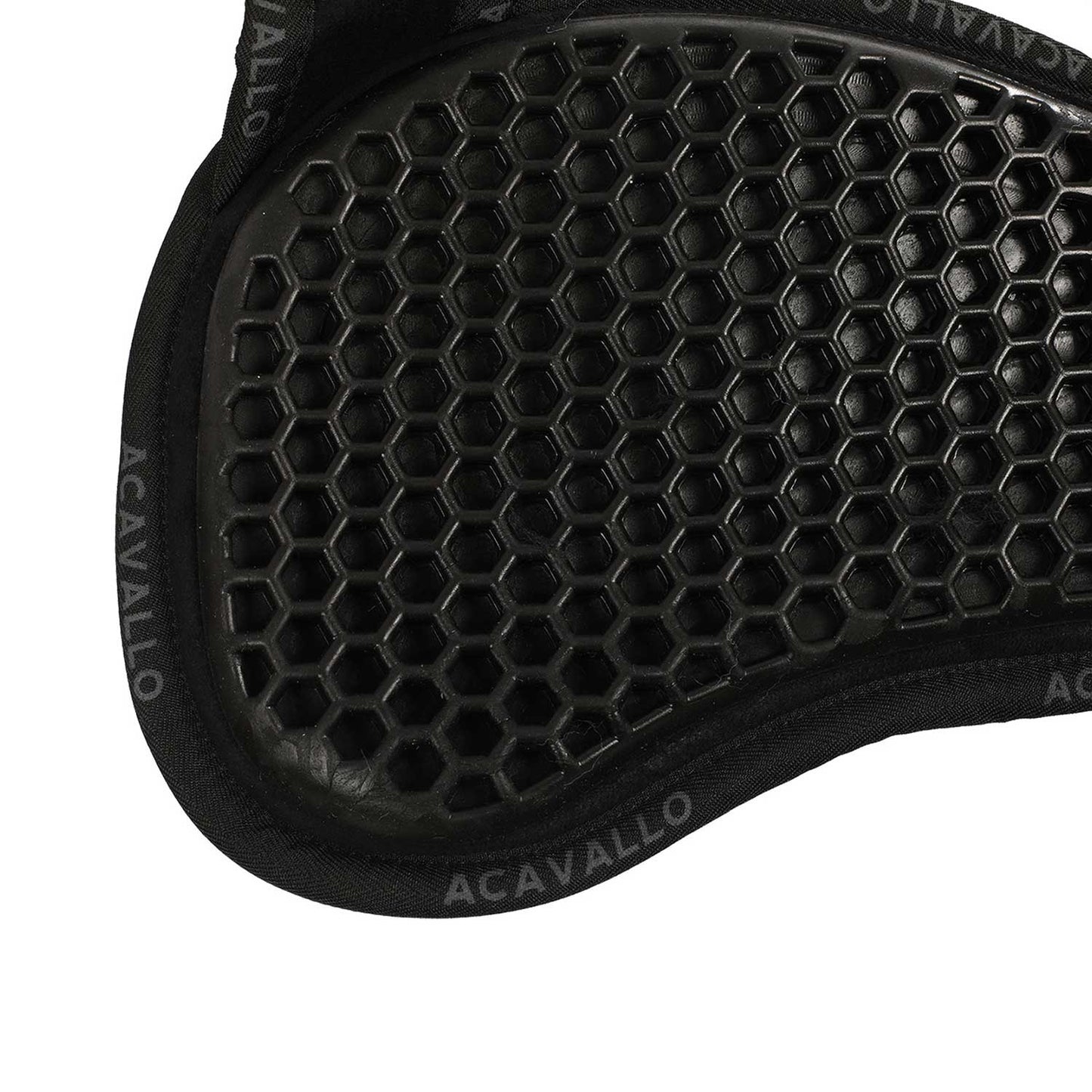 Compensador MF-S Wfs gamuza cordero trasero gel hexagonal plano Acavallo - Negro