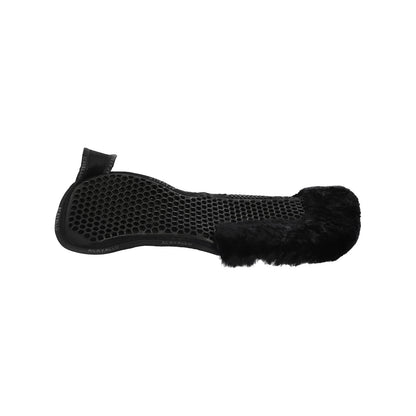 Compensador MF-S Wfs gamuza cordero trasero gel hexagonal plano Acavallo - Negro
