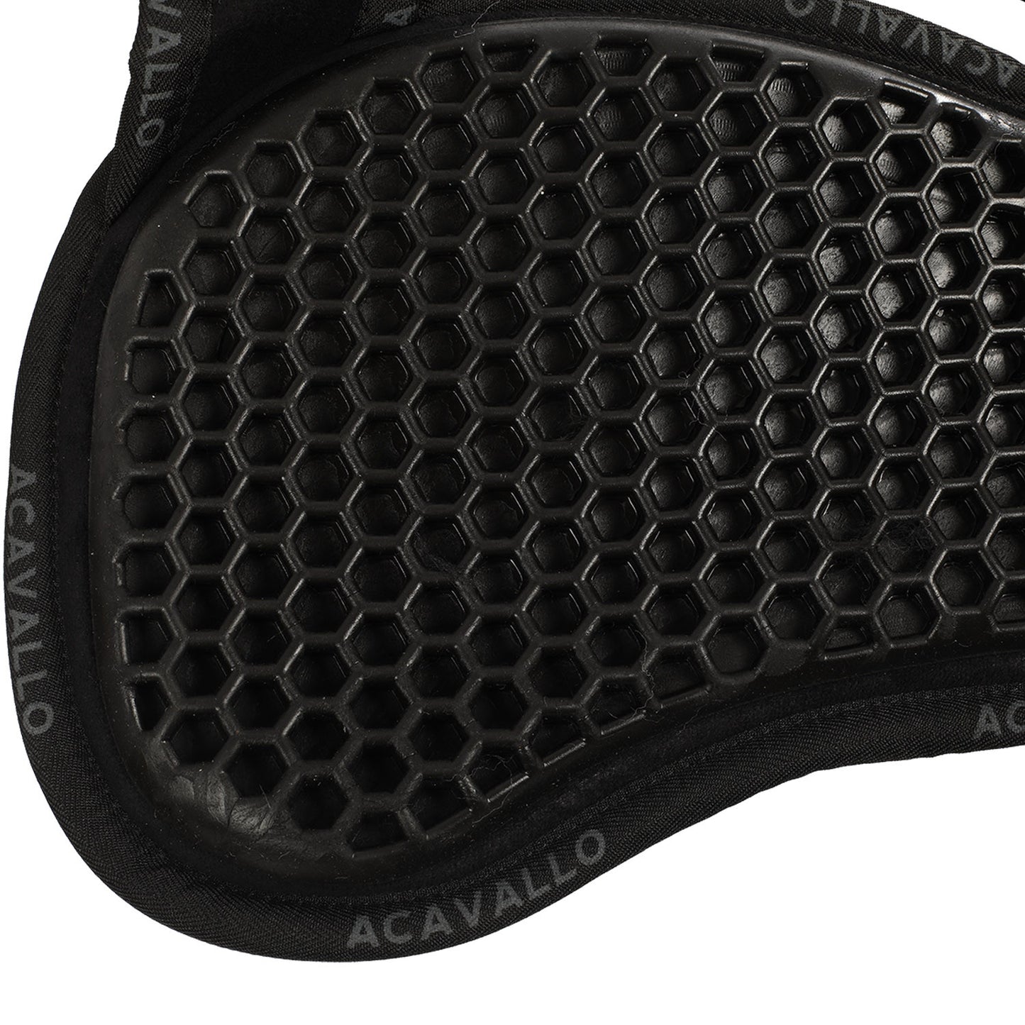 Compensador MF-S Wfs gamuza cordero trasero gel hexagonal plano Acavallo - Negro
