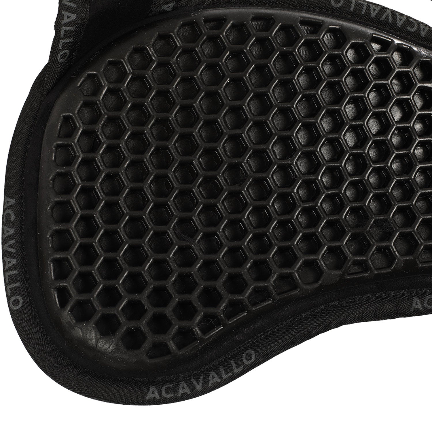 Compensador MF-S Wfs gamuza cordero trasero gel hexagonal plano Acavallo - Negro