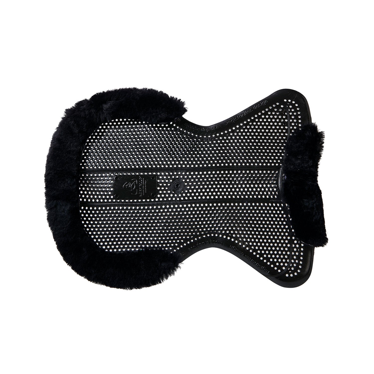 Gel NS-S Classic-S 1/2 recorte plano Acavallo - Negro