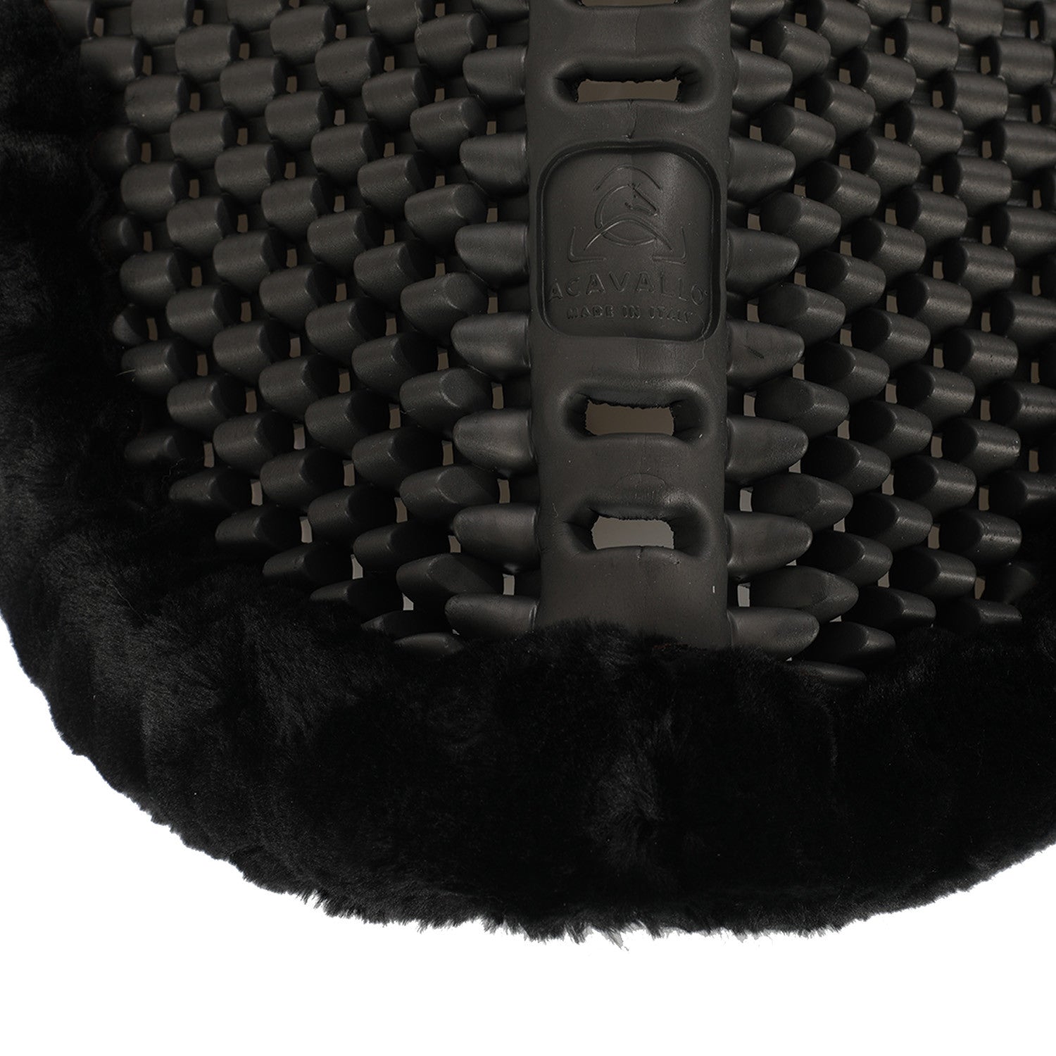 Compensador Piuma-FS respira-FS cut-out eva alza delantero trasero Acavallo - Eco-Wool Black
