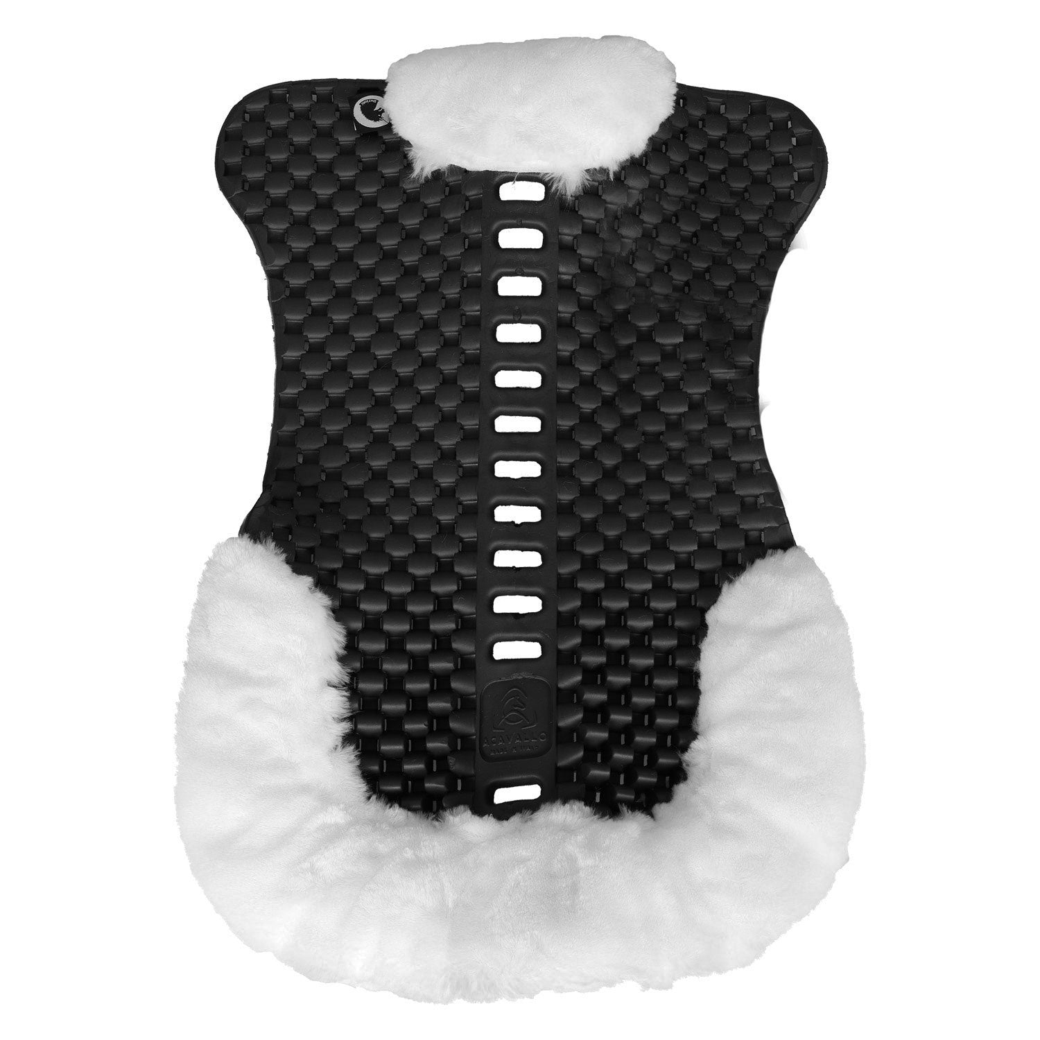 Compensador pluma-FS respira-FS recorte eva alza trasera Acavallo - Eco-Wool White