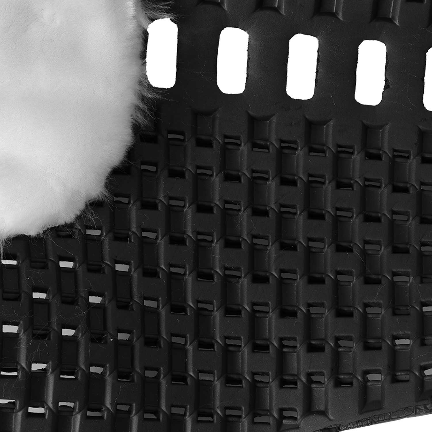Compensador pluma-FS respira-FS recorte eva alza trasera Acavallo - Eco-Wool White