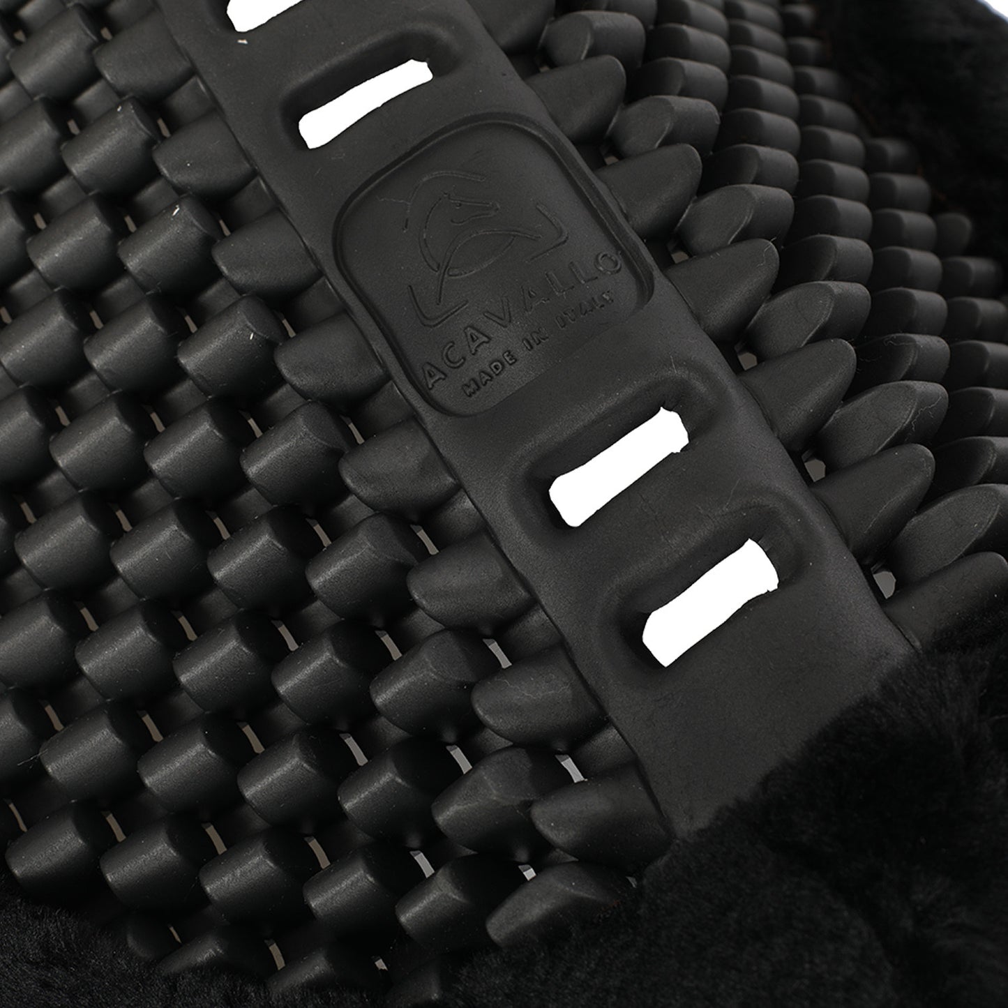 Compensador pluma-FS respira-FS recorte eva alza trasera Acavallo - Eco-Wool Black
