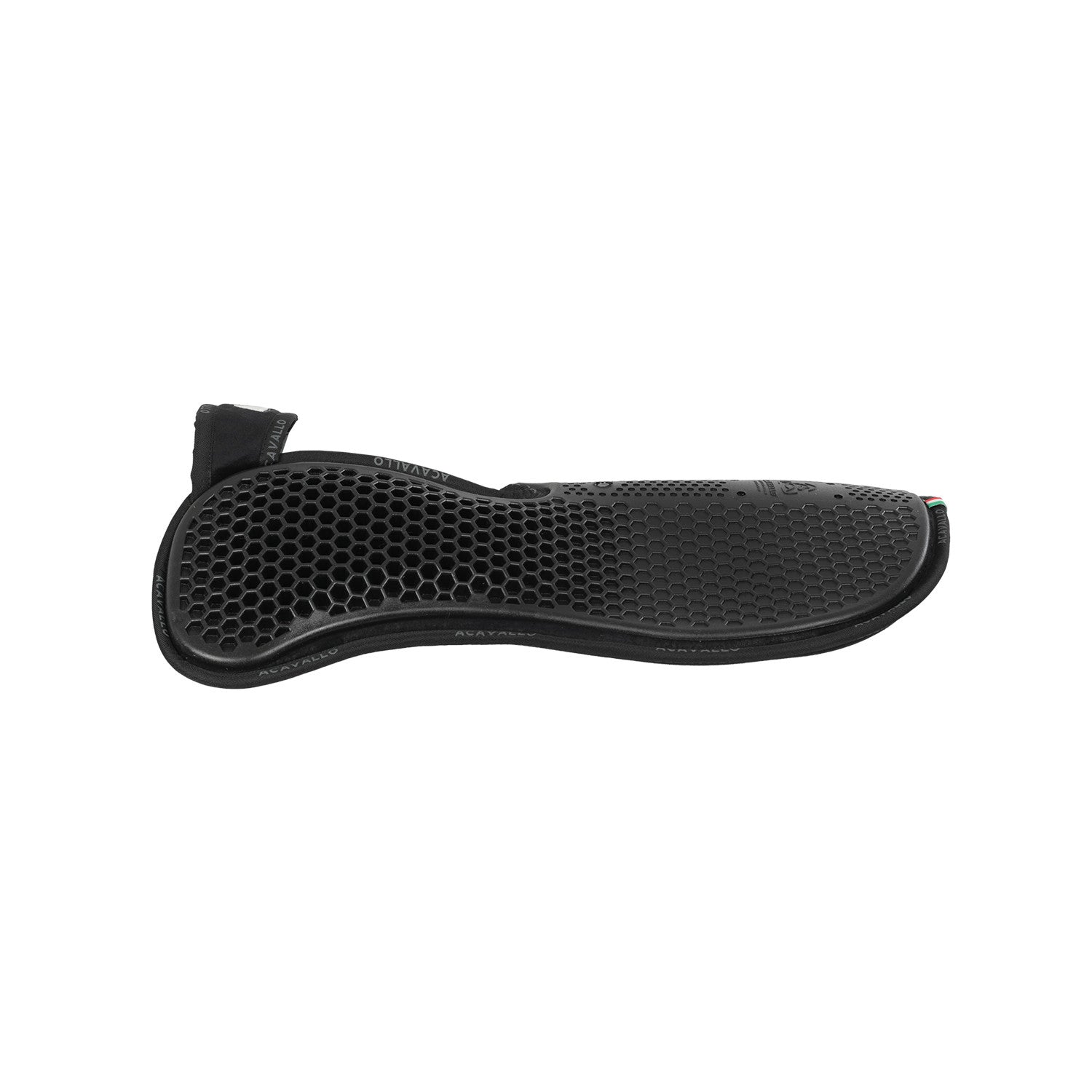 Compensador MF WFS gamuza gel hexagonal alza delantera Acavallo - Negro
