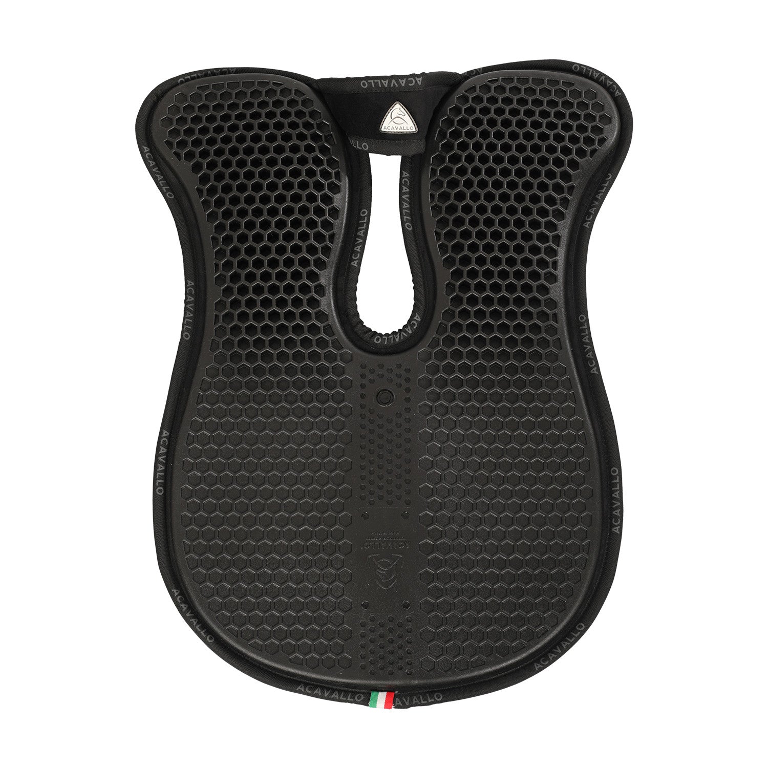 Compensador MF WFS gamuza gel hexagonal alza delantera Acavallo - Negro