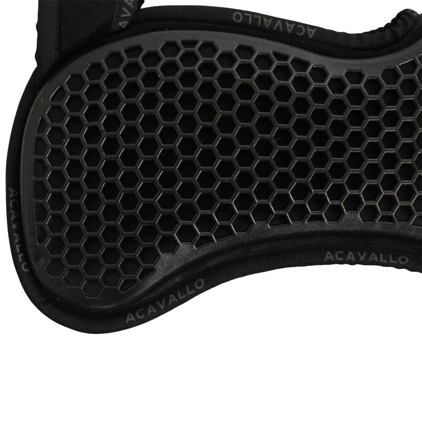 Compensador MF WFS gamuza gel hexagonal alza delantera Acavallo - Negro