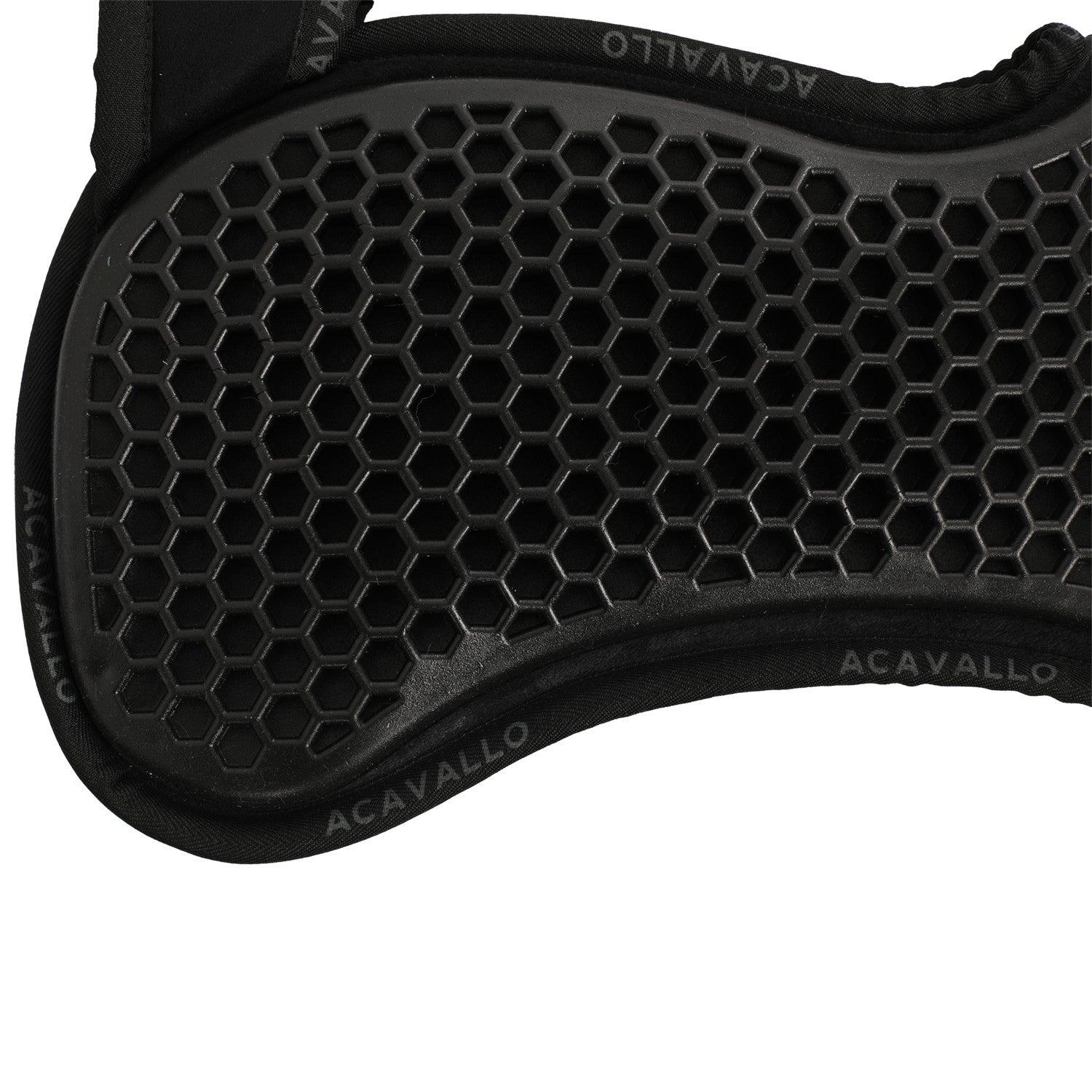 Compensador MF WFS gamuza gel hexagonal alza delantera Acavallo - Negro