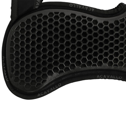 Compensador MF WFS gamuza gel hexagonal alza delantera Acavallo - Negro