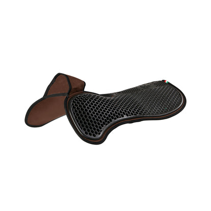 Compensador SP WFS gamuza gel hexagonal alza delantera Acavallo - Marrón