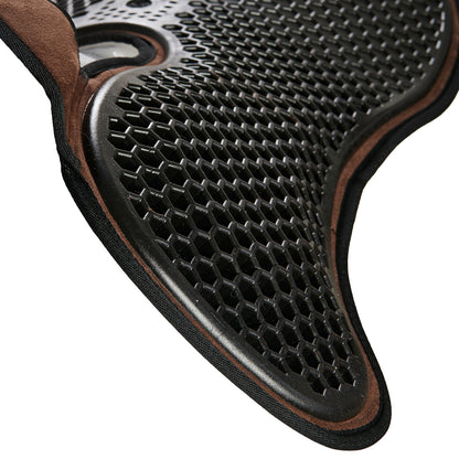 Compensador SP WFS gamuza gel hexagonal alza delantera Acavallo - Marrón