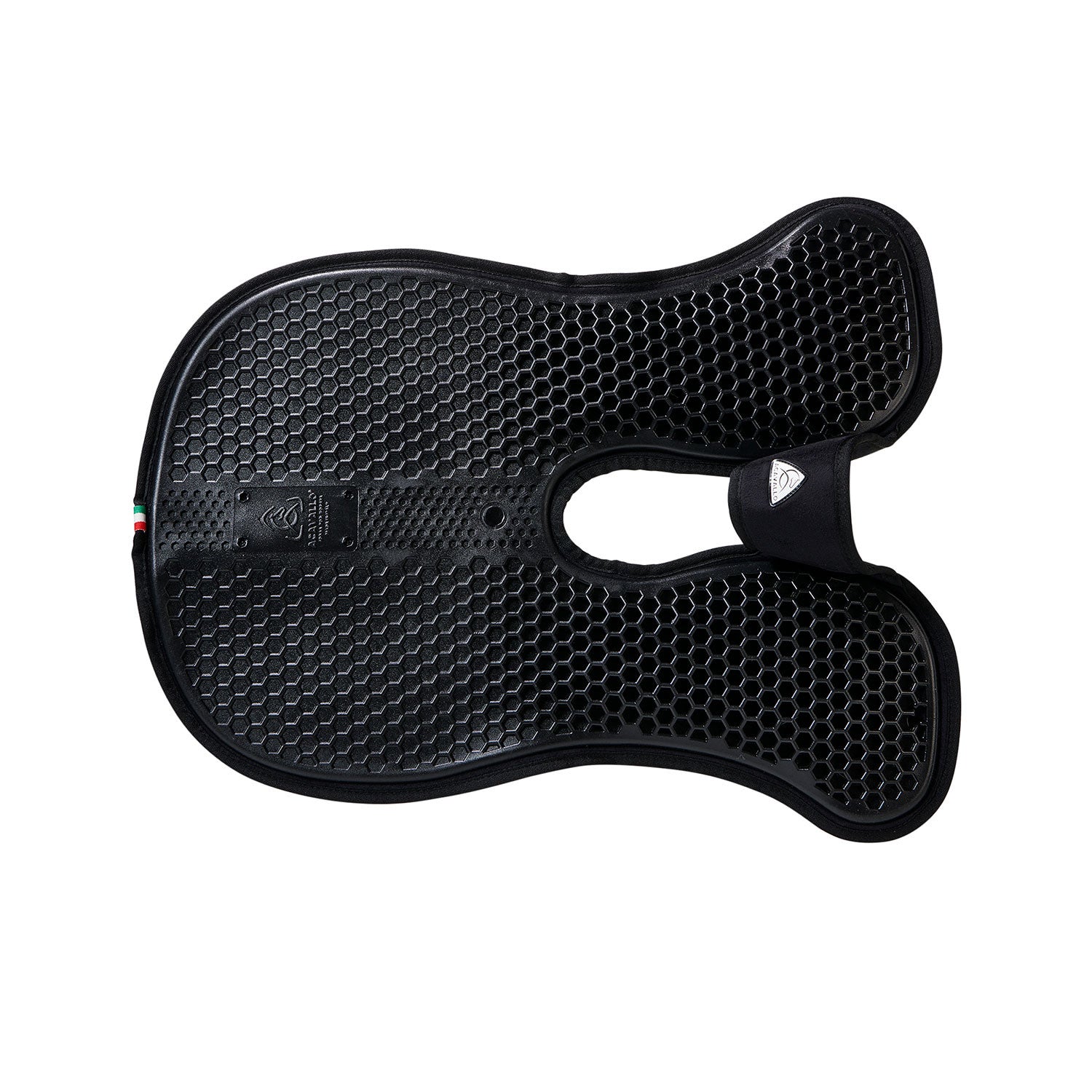 Compensador SP WFS gamuza gel hexagonal alza delantera Acavallo - Negro