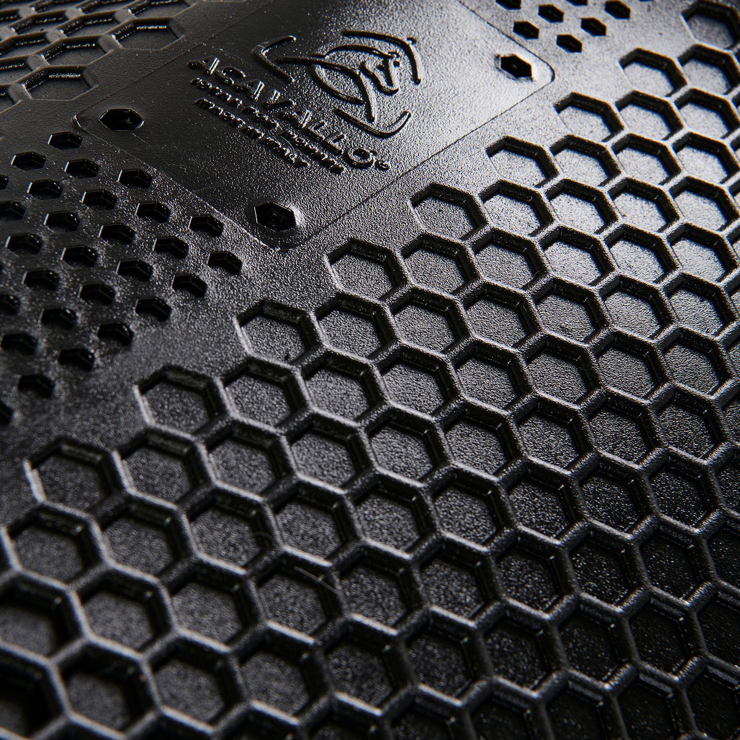 Compensador SP WFS gamuza gel hexagonal alza delantera Acavallo - Negro
