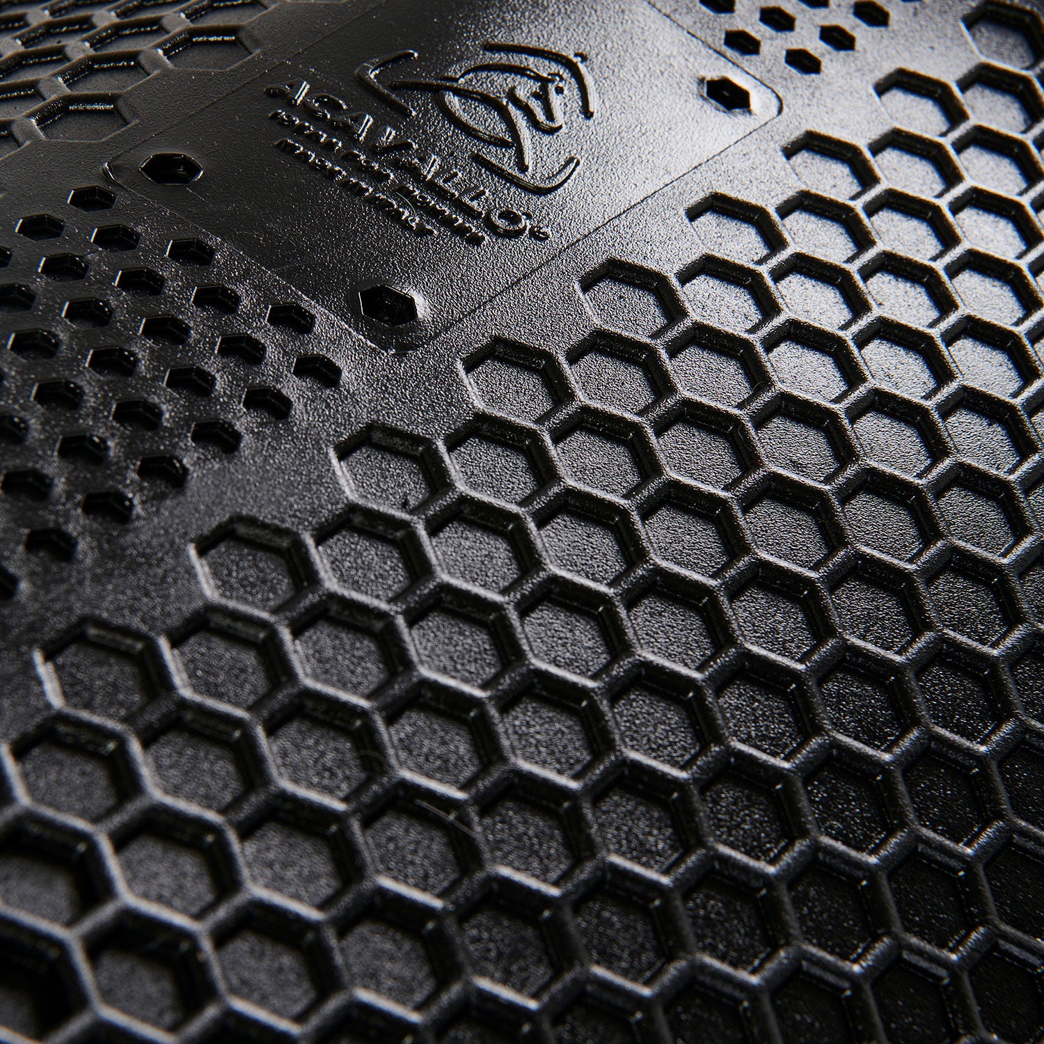 Compensador SP WFS gamuza gel hexagonal alza delantera Acavallo - Negro
