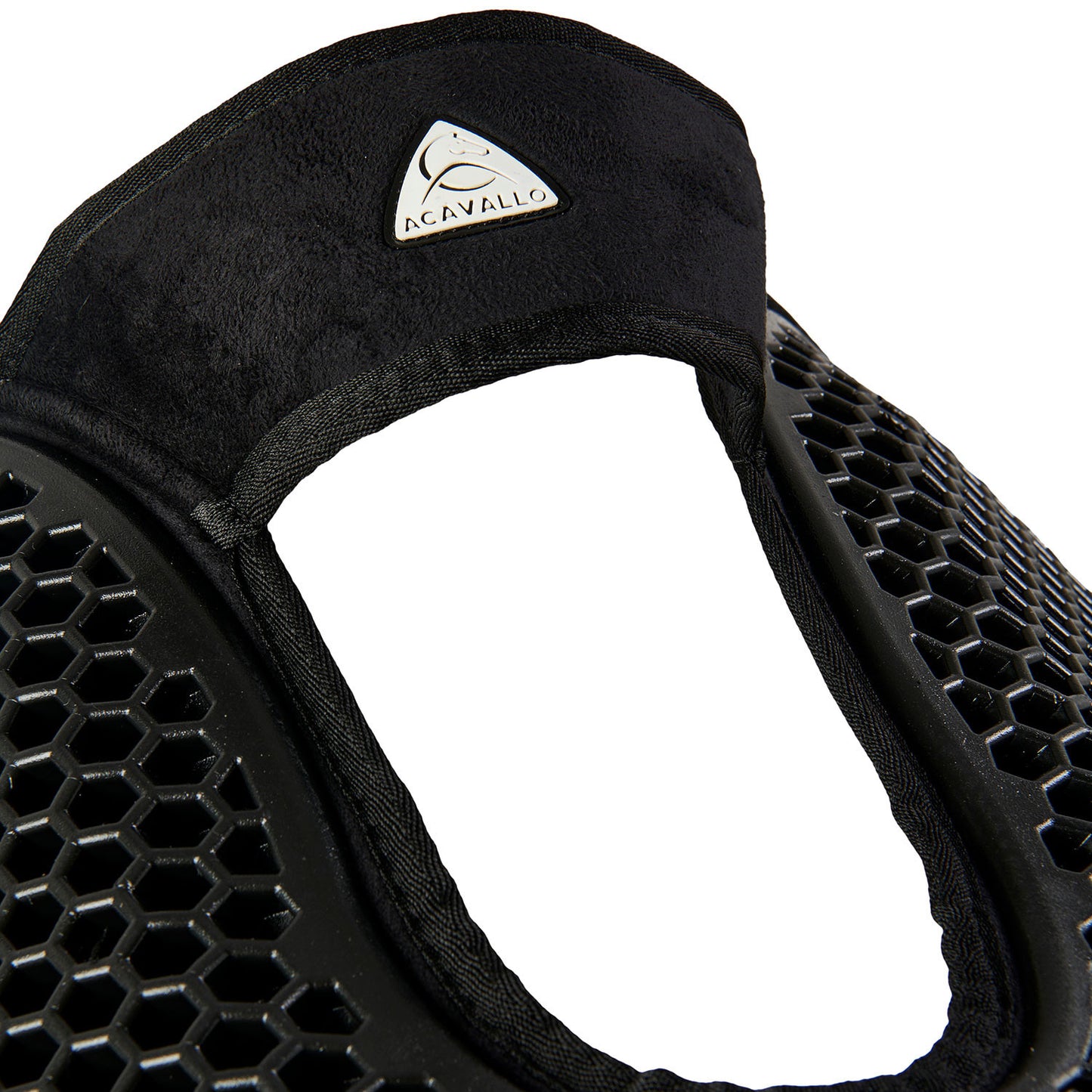 Compensador SP WFS gamuza gel hexagonal alza delantera Acavallo - Negro