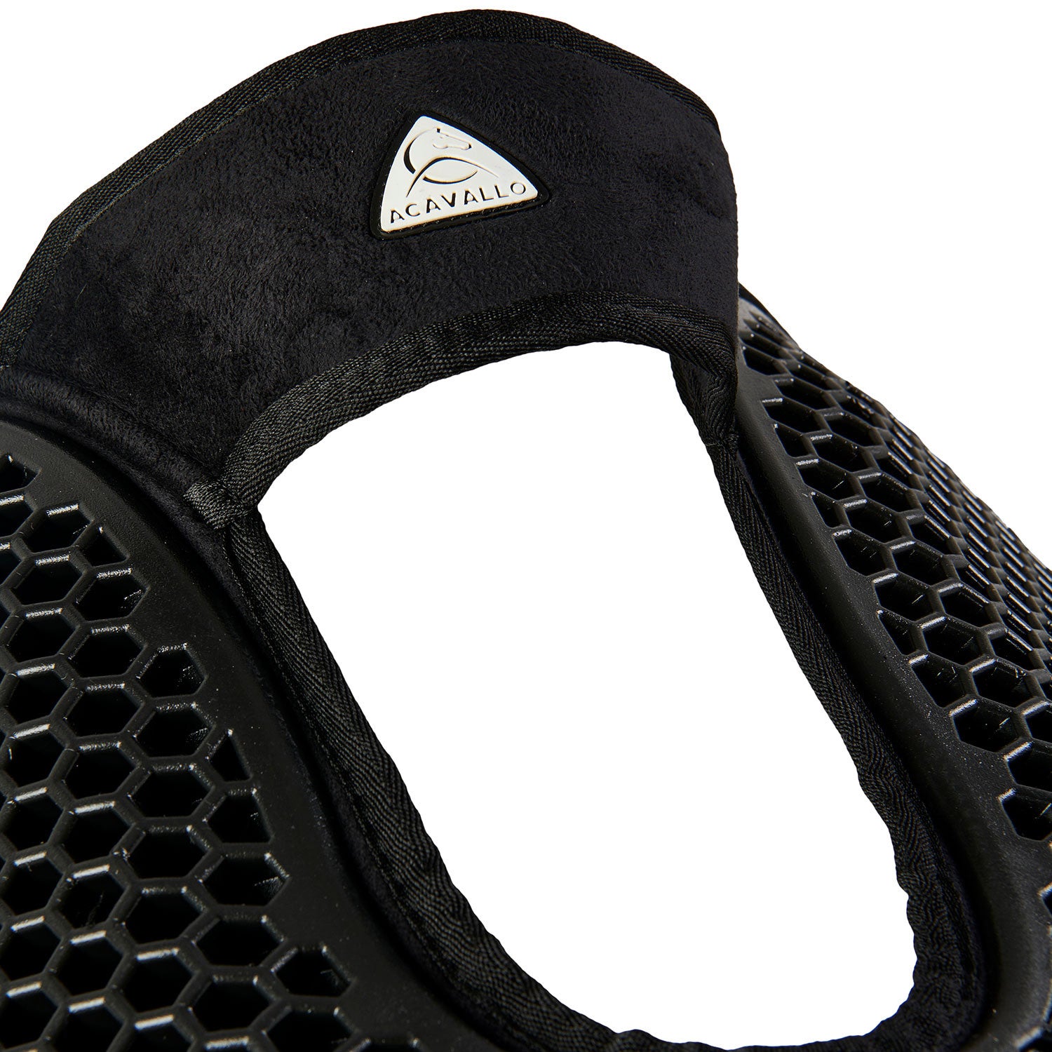 Compensador SP WFS gamuza gel hexagonal alza delantera Acavallo - Negro