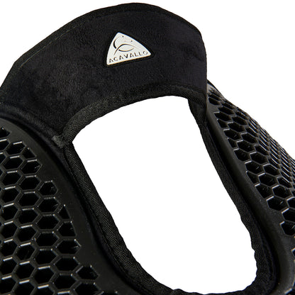 Compensador SP WFS gamuza gel hexagonal alza delantera Acavallo - Negro