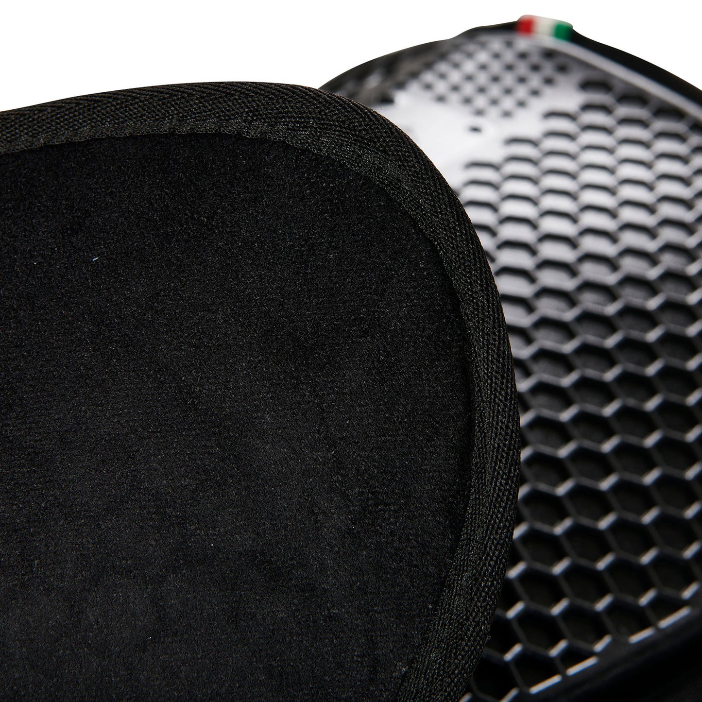 Compensador SP WFS gamuza gel hexagonal alza delantera Acavallo - Negro