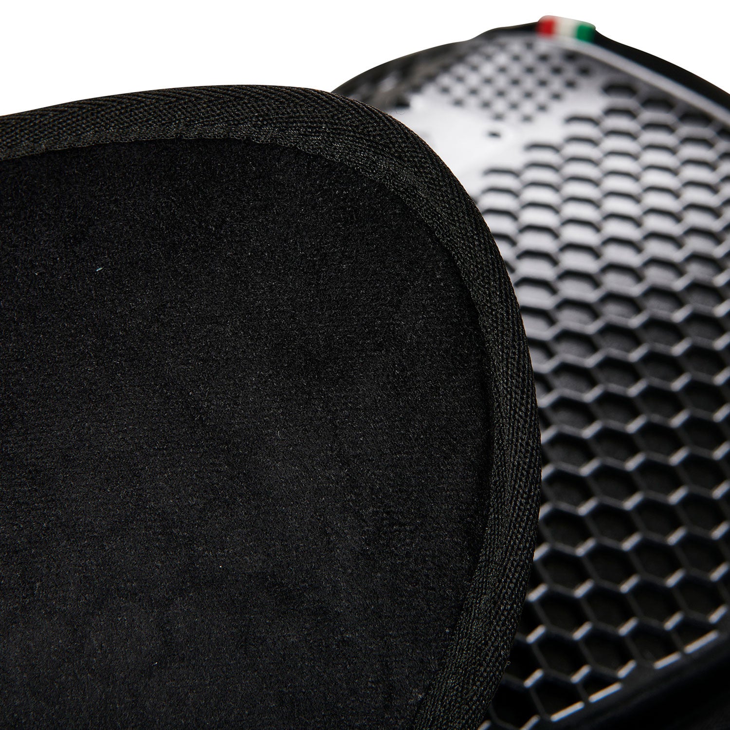 Compensador SP WFS gamuza gel hexagonal alza delantera Acavallo - Negro