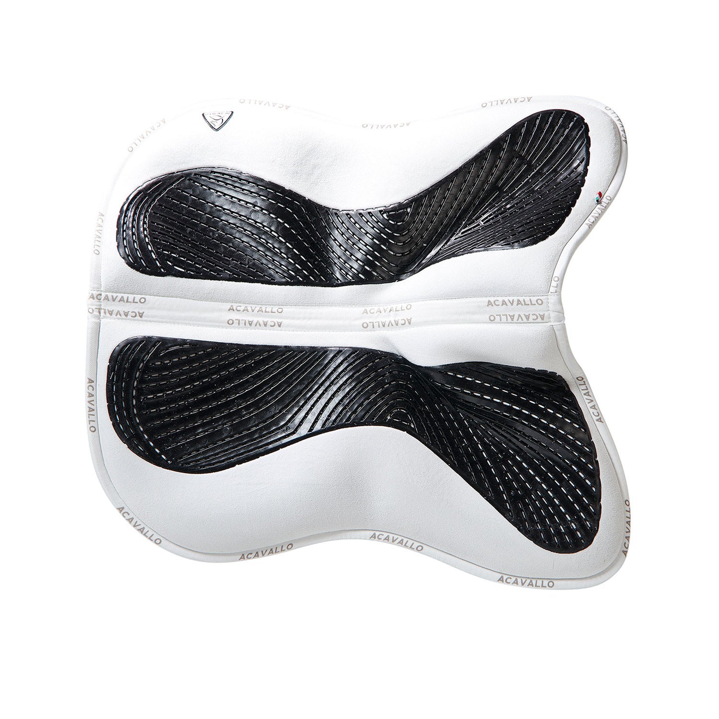 Compensador MF HPS con CW-CS gamuza grip gel flat Acavallo - Blanco
