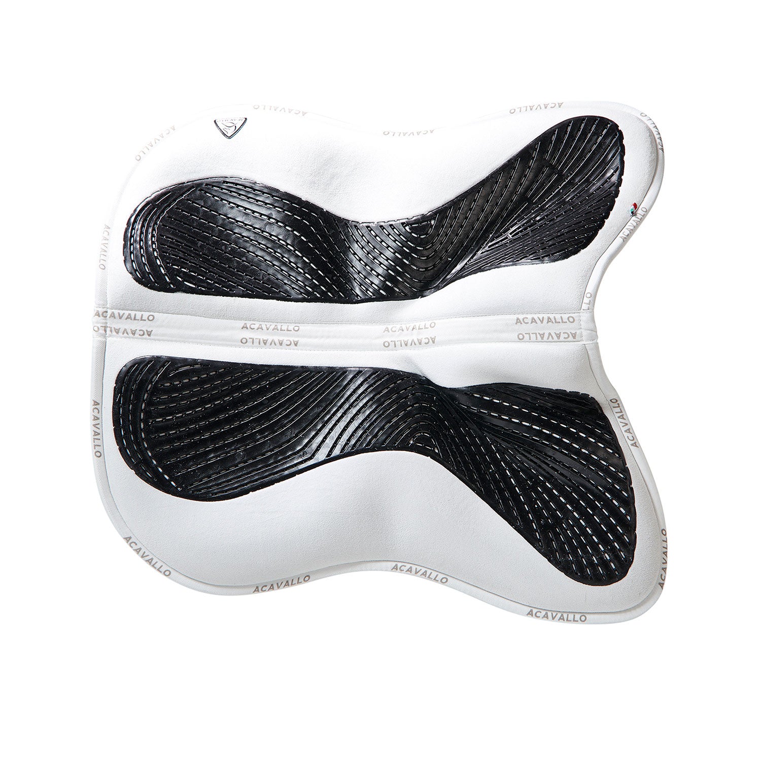 Compensador MF HPS con CW-CS gamuza grip gel flat Acavallo - Blanco