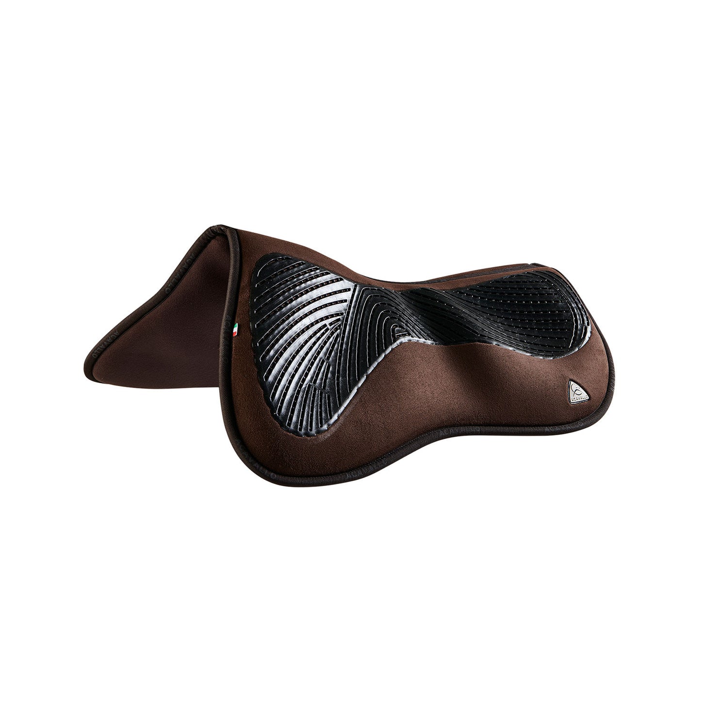 Compensador MF HPS con CW-CS gamuza grip gel flat Acavallo - Marrón