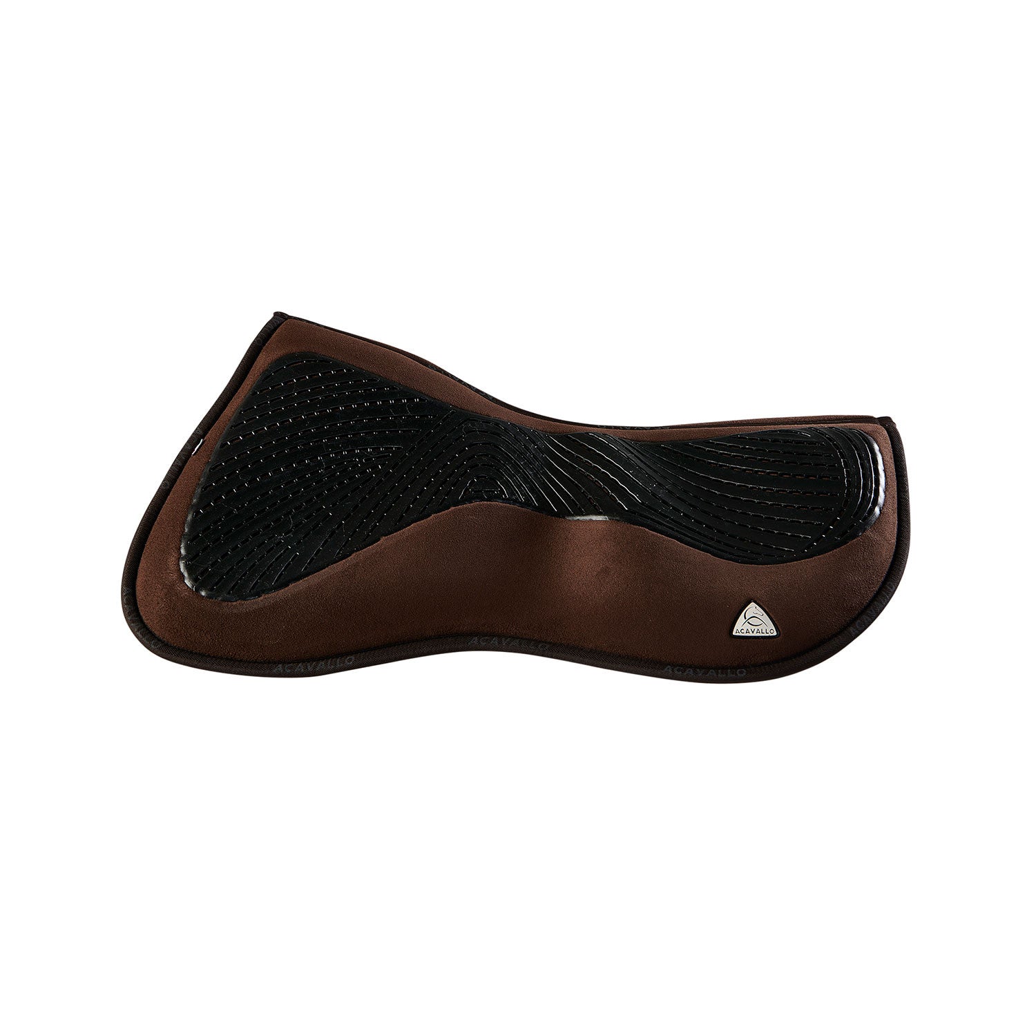 Compensador MF HPS con CW-CS gamuza grip gel flat Acavallo - Marrón