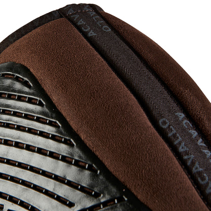 Compensador MF HPS con CW-CS gamuza grip gel flat Acavallo - Marrón