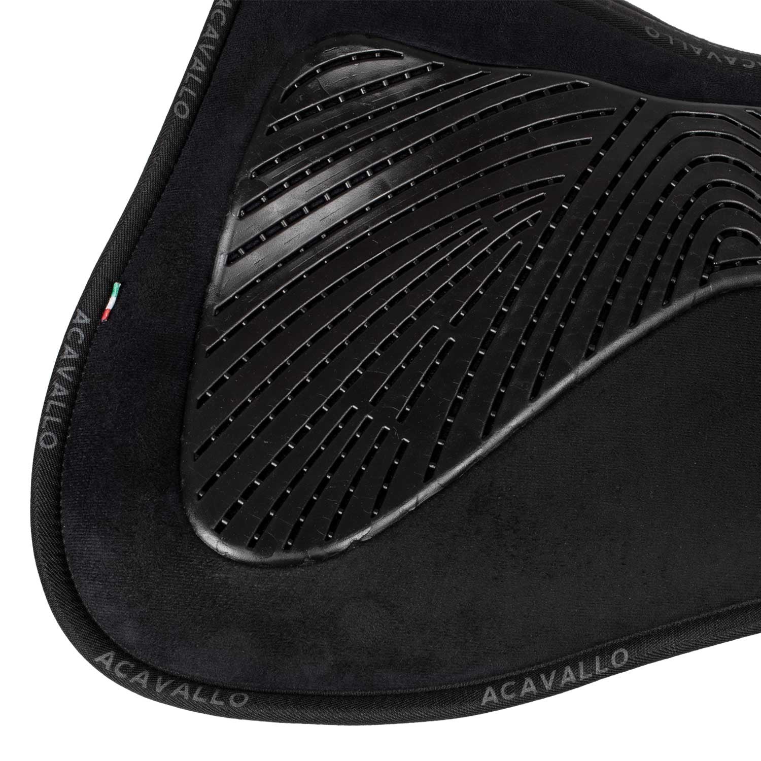 Compensador MF HPS con CW-CS gamuza grip gel flat Acavallo - Negro