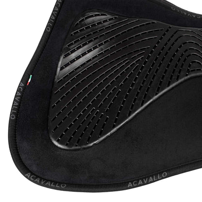Compensador MF HPS con CW-CS gamuza grip gel flat Acavallo - Negro