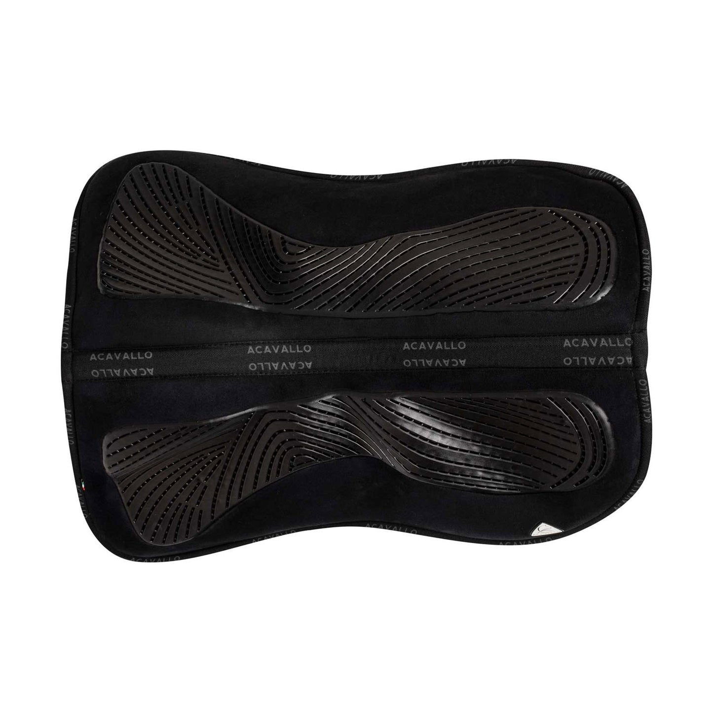 Compensador MF HPS con CW-CS gamuza grip gel flat Acavallo - Negro