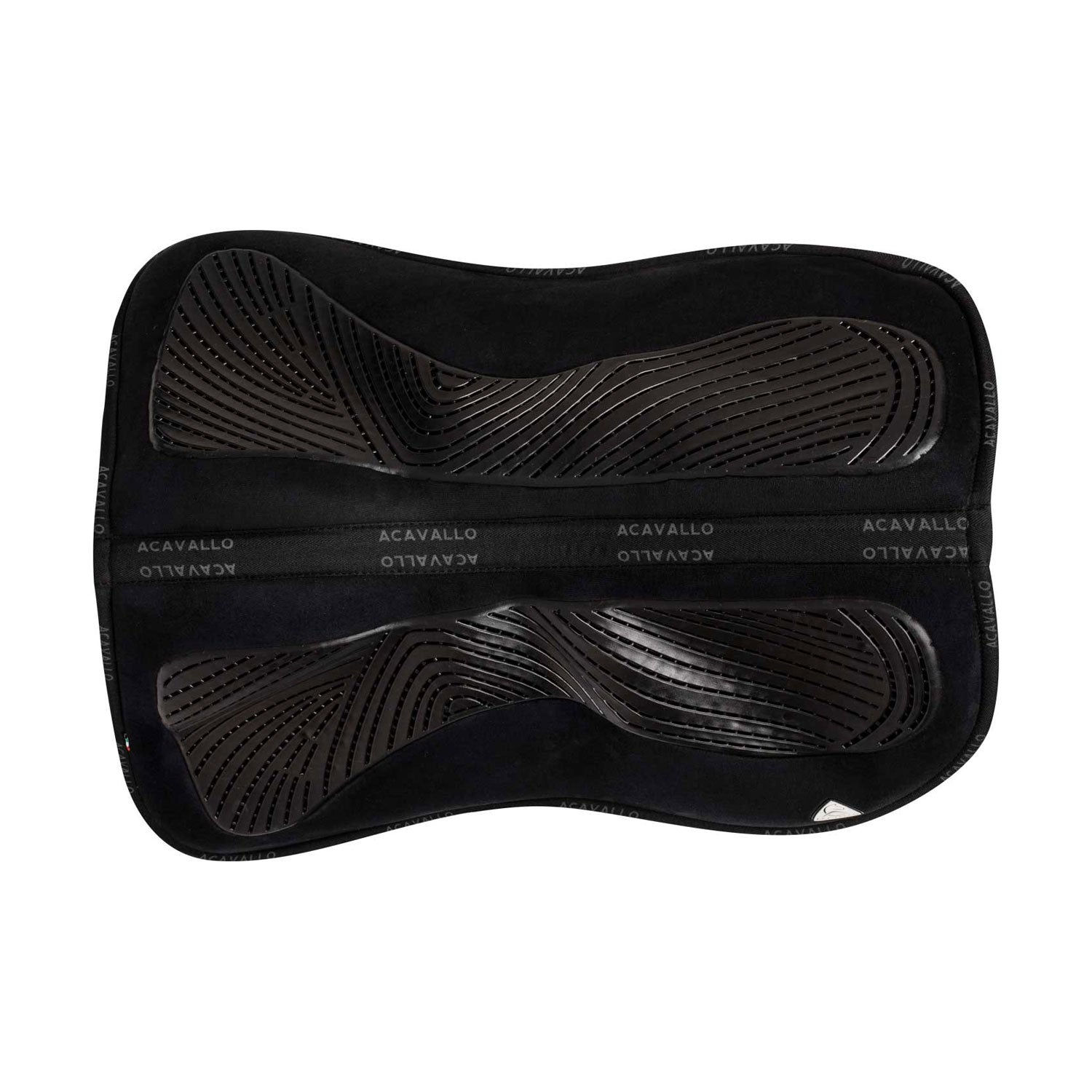 Compensador MF HPS con CW-CS gamuza grip gel flat Acavallo - Negro