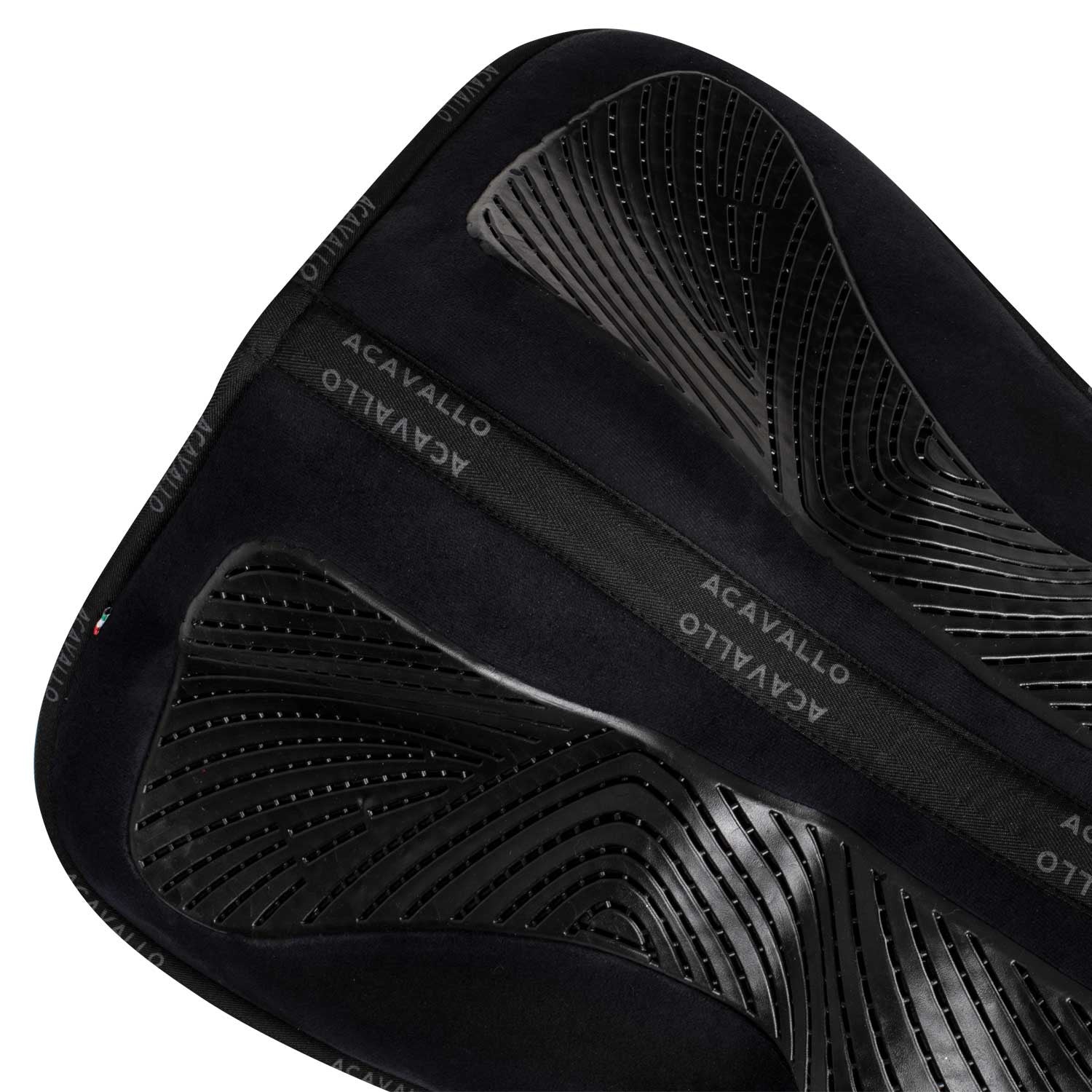 Compensador MF HPS con CW-CS gamuza grip gel flat Acavallo - Negro