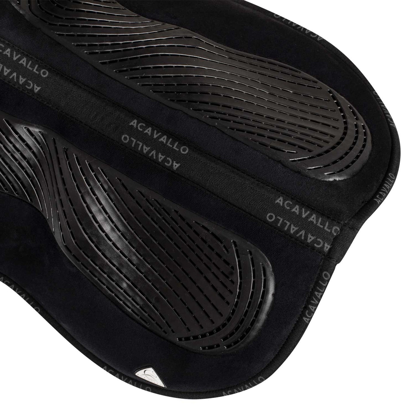 Compensador MF HPS con CW-CS gamuza grip gel flat Acavallo - Negro