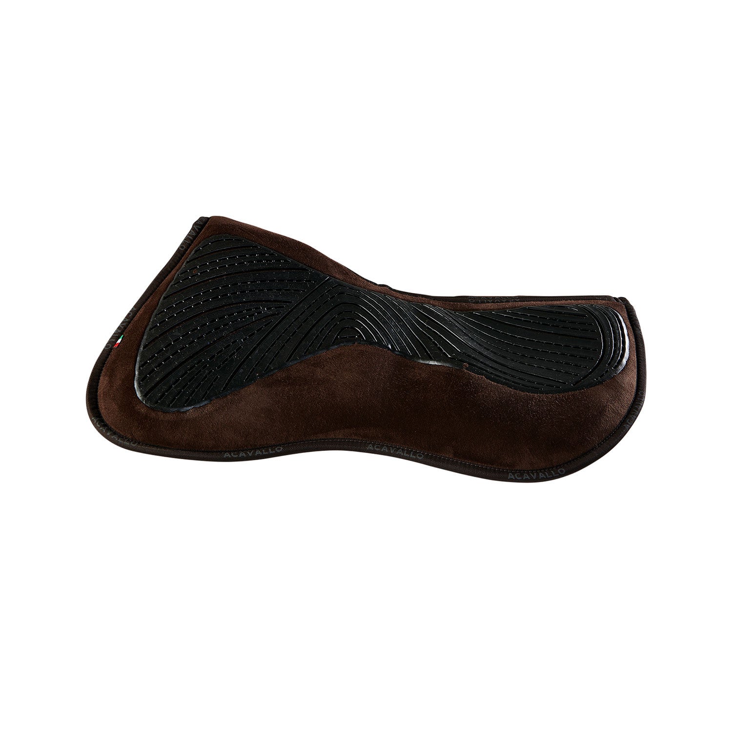Compensador MF HPS cw-cs gamuza gel grip flat bolsillo configurable Acavallo - Marrón