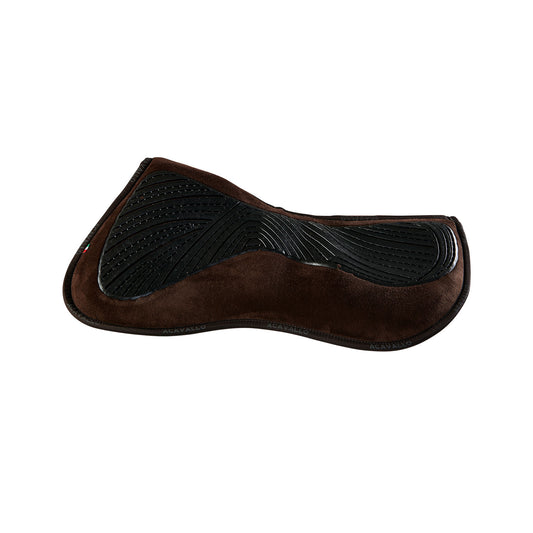 Compensador MF HPS cw-cs gamuza gel grip flat bolsillo configurable Acavallo - Marrón