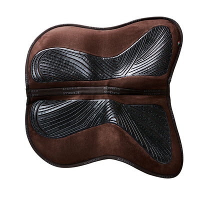 Compensador MF HPS cw-cs gamuza gel grip flat bolsillo configurable Acavallo - Marrón