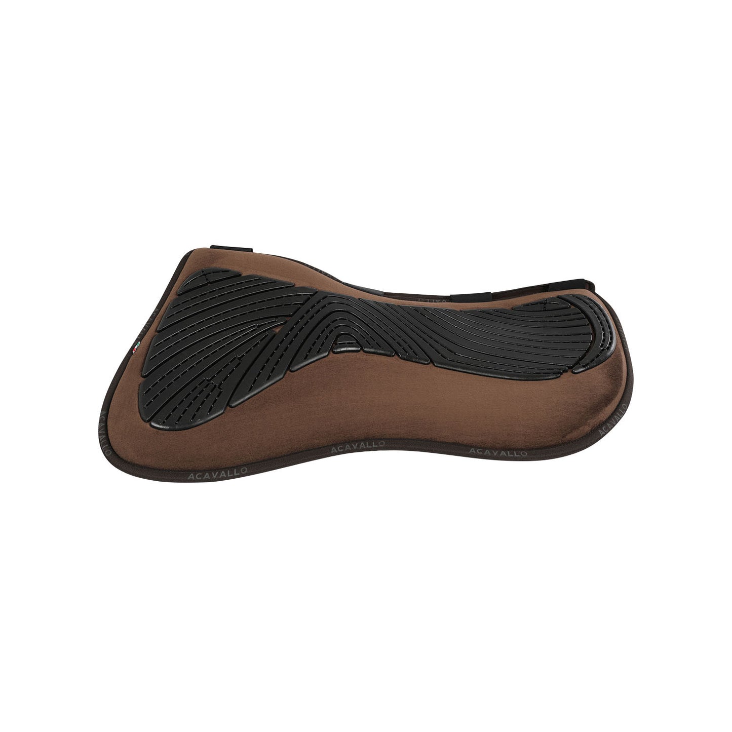 Compensador MF HPS con FS gamuza grip gel flat Acavallo - Marrón