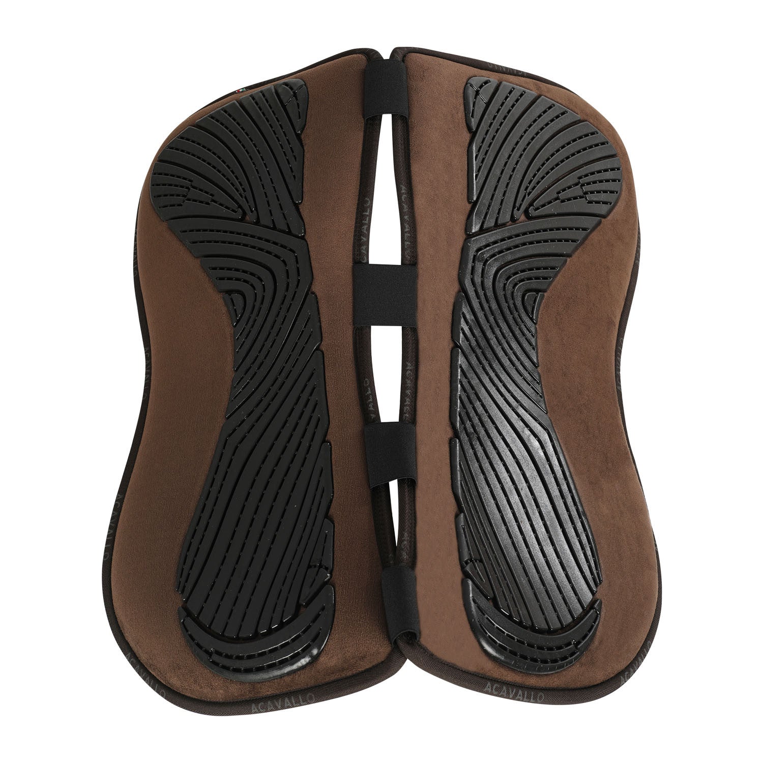 Compensador MF HPS con FS gamuza grip gel flat Acavallo - Marrón