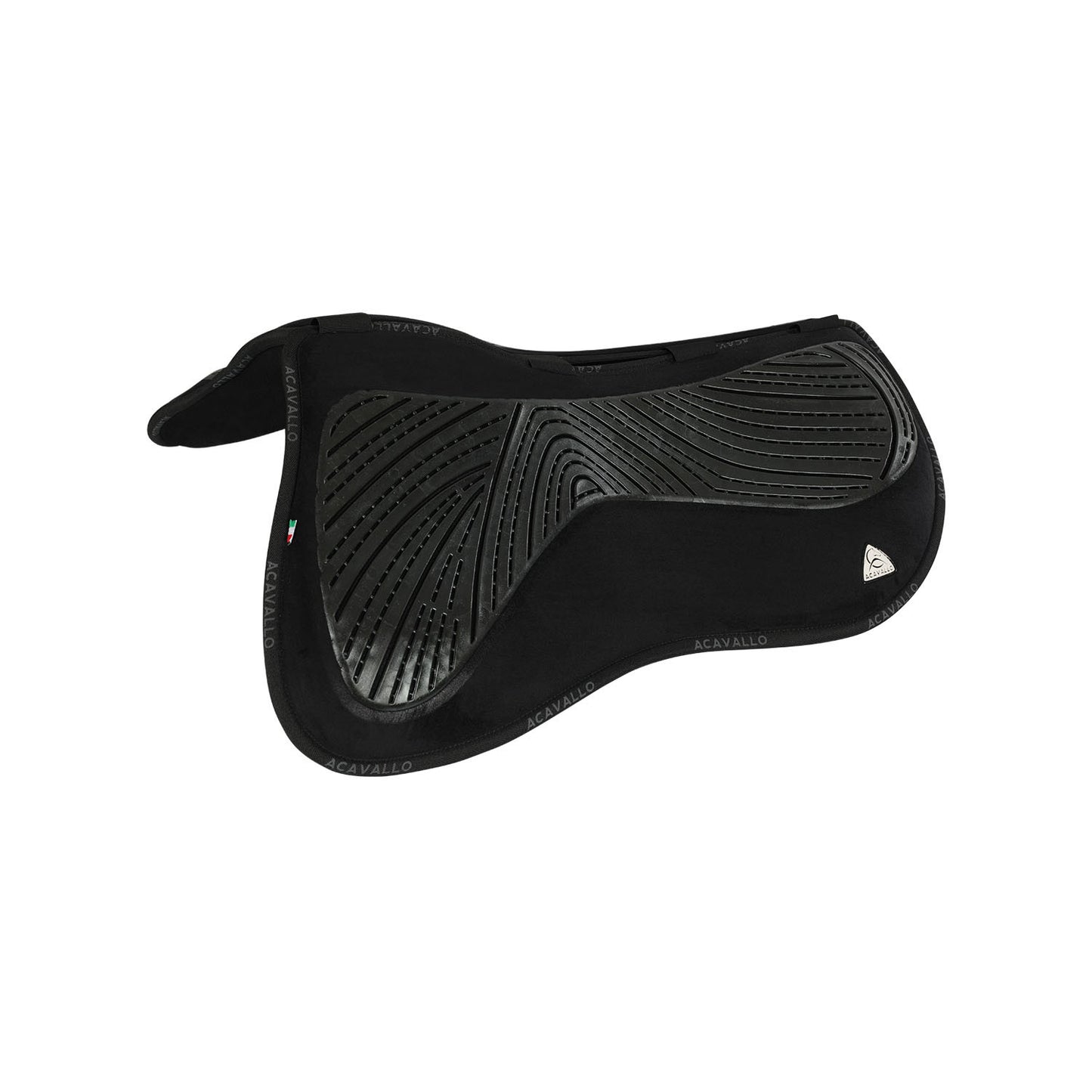 Compensador MF HPS con FS gamuza grip gel flat Acavallo - Negro