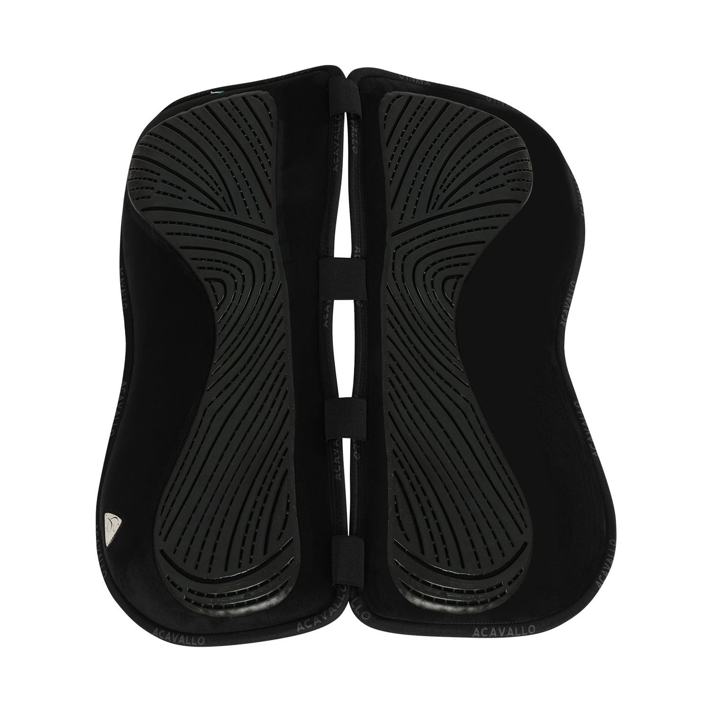 Compensador MF HPS con FS gamuza grip gel flat Acavallo - Negro