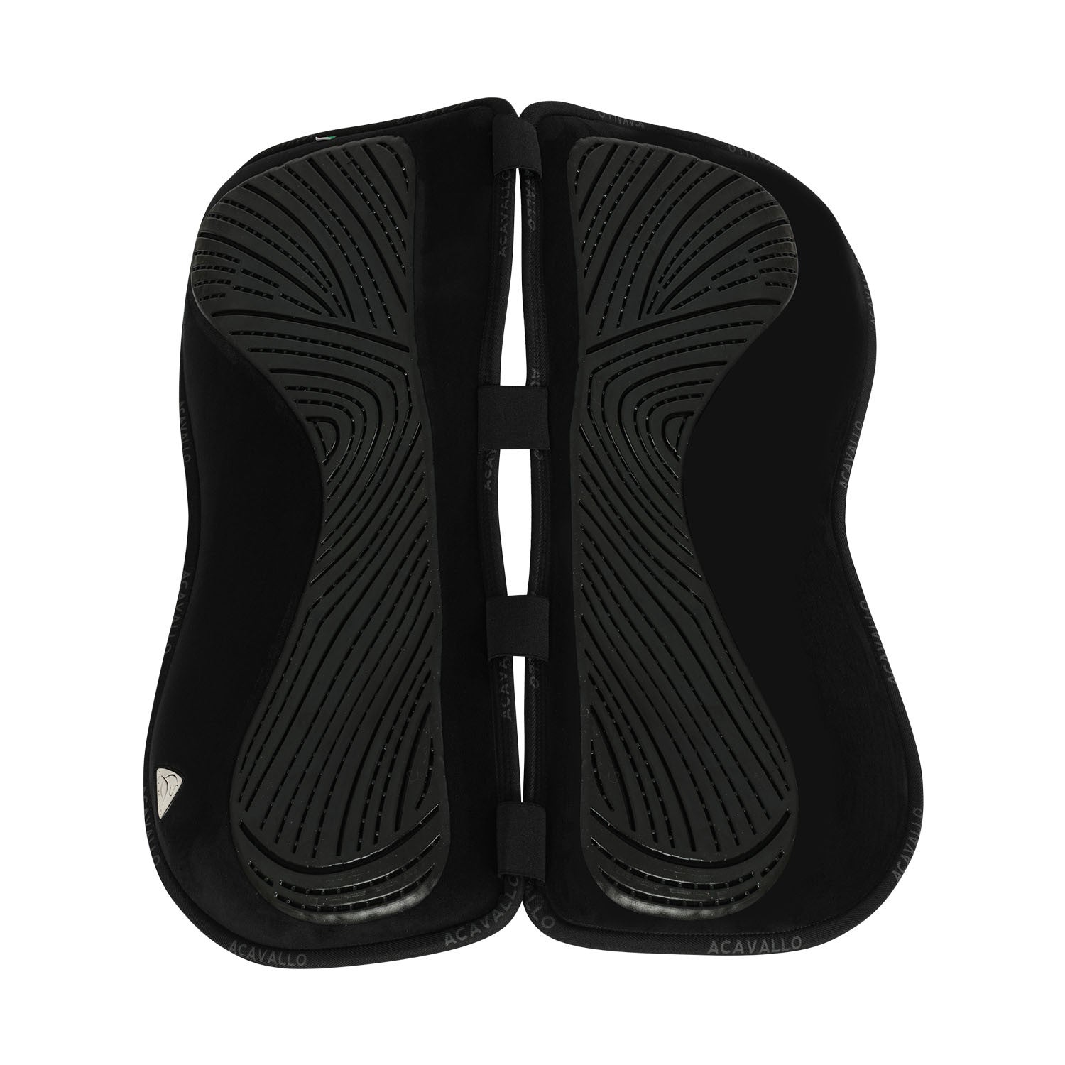 Compensador MF HPS con FS gamuza grip gel flat Acavallo - Negro
