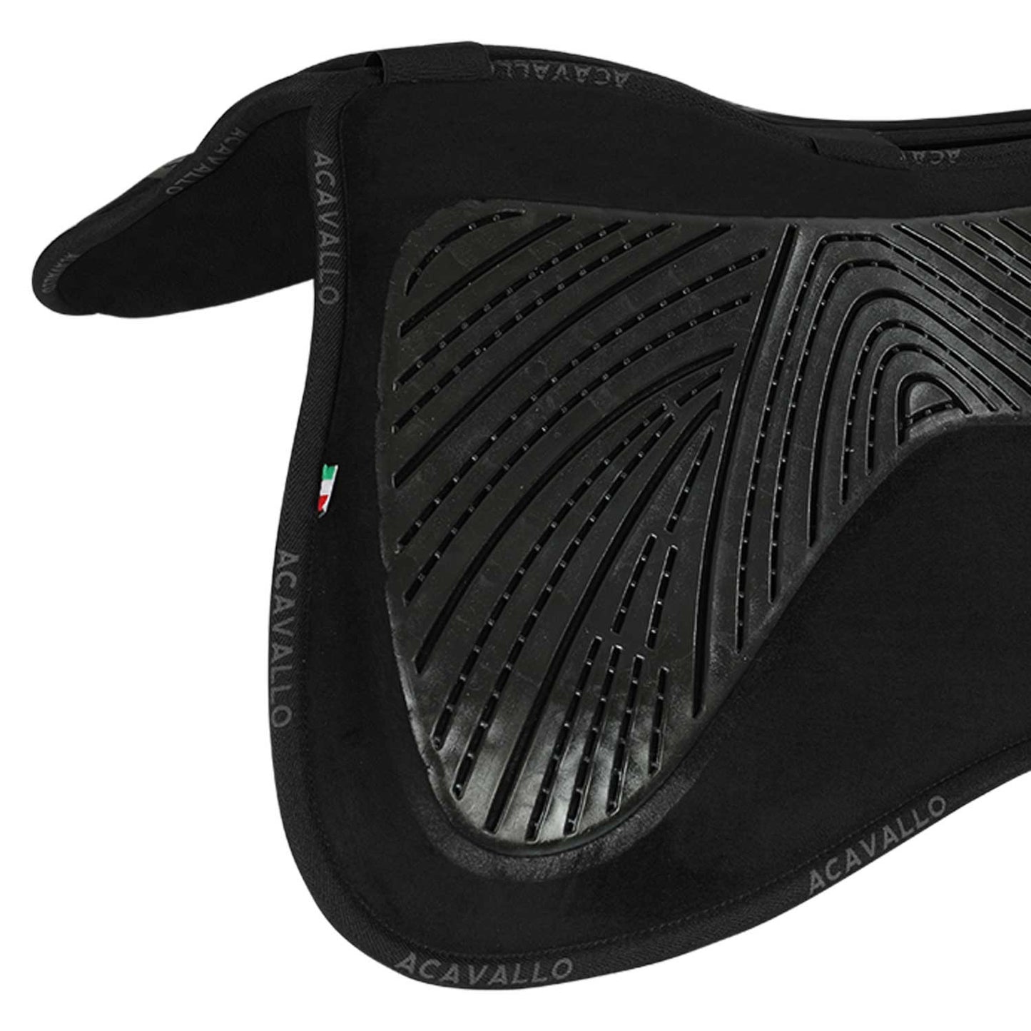 Compensador MF HPS con FS gamuza grip gel flat Acavallo - Negro