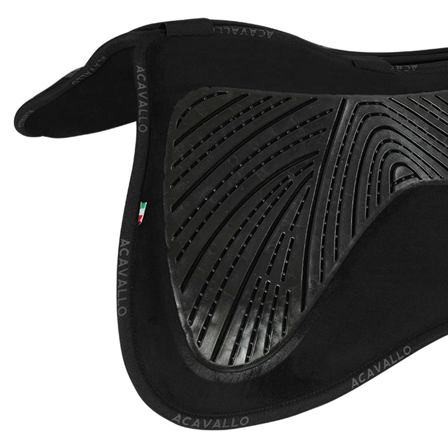 Compensador MF HPS con FS gamuza grip gel flat Acavallo - Negro
