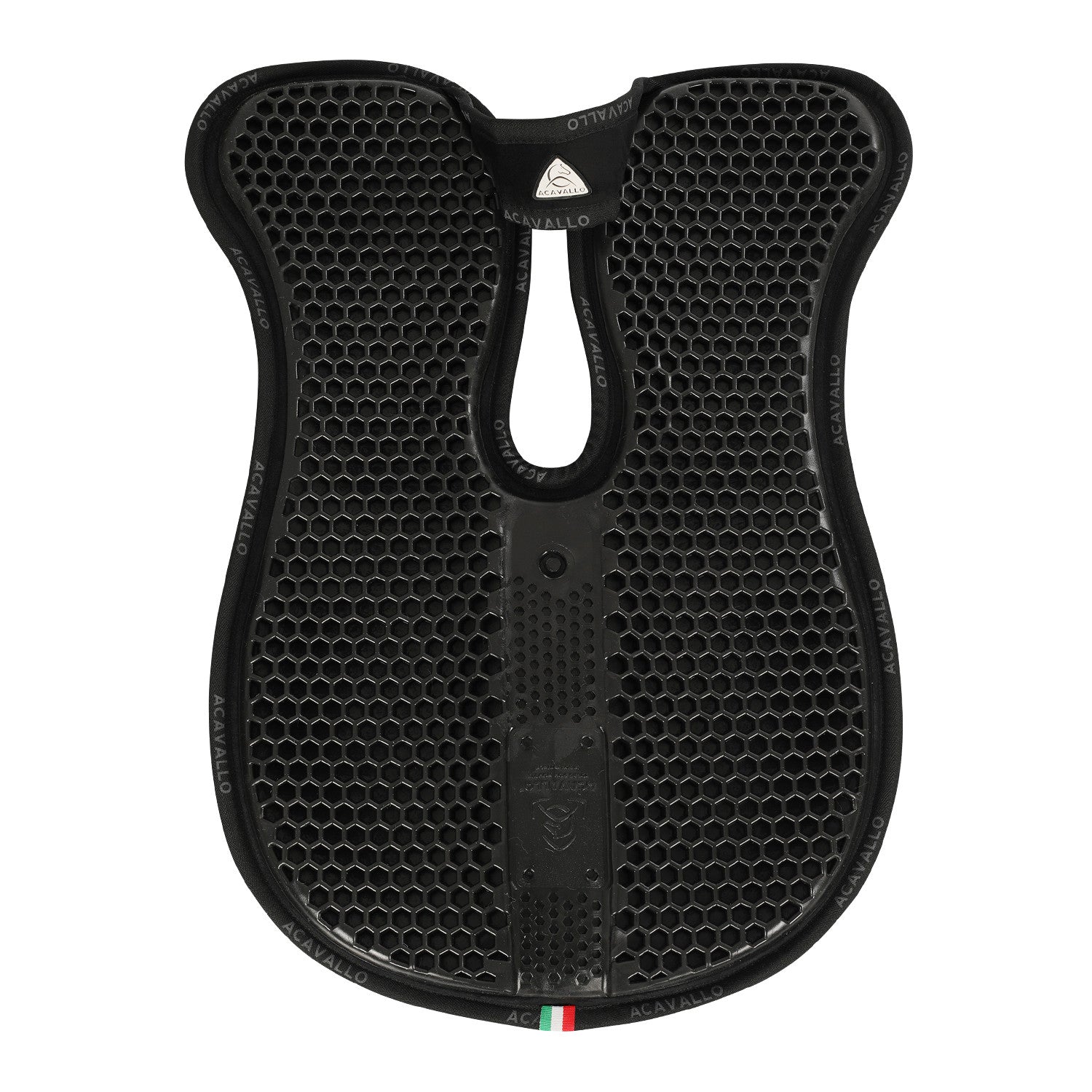 Compensador MF WFS con gamuza gel hexagonal plana Acavallo - Negro