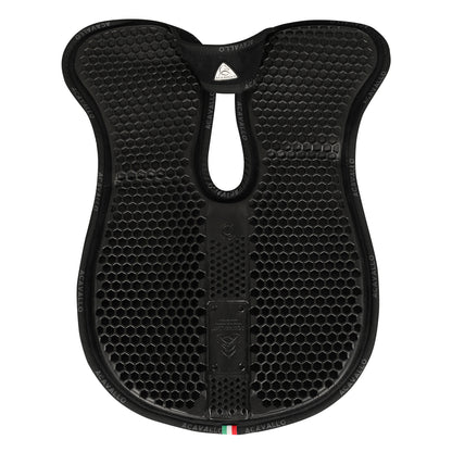 Compensador mf wfs gamuza gel hexagonal alza trasera Acavallo - Negro