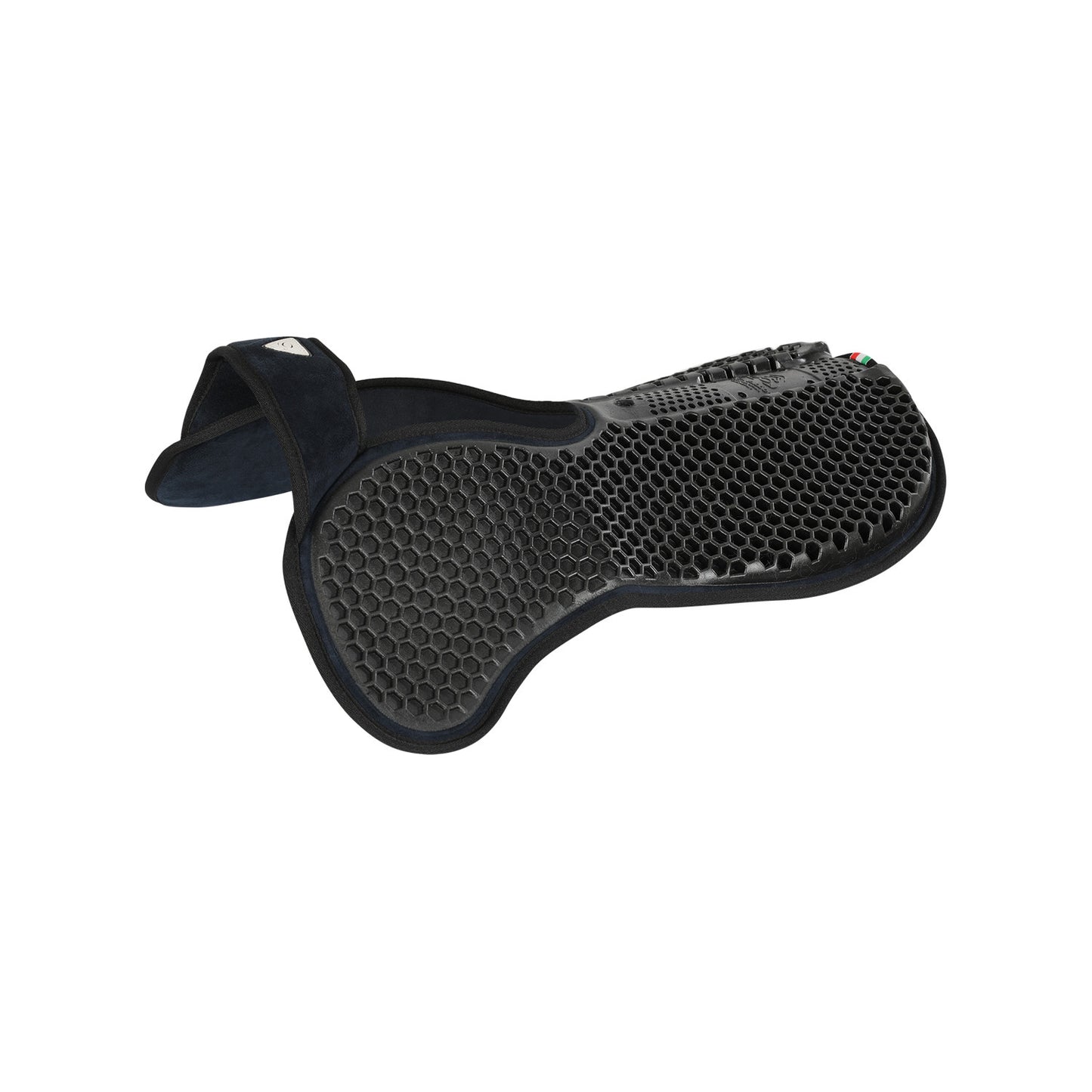 Compensador WFS gamuza gel hexagonal con alza trasera Acavallo - Azul