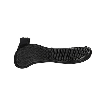 Compensador WFS gamuza gel hexagonal con alza trasera Acavallo - Negro